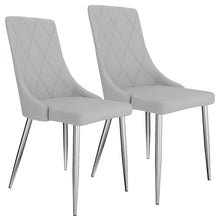Load image into Gallery viewer, Devo Side Chair, set of 2 in Light Grey - Furniture Depot
