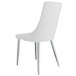 Devo Side Chair, set of 2 in White - Furniture Depot