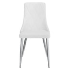 Devo Side Chair, set of 2 in White - Furniture Depot