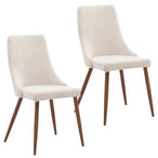 Cora Side Chair, set of 2 in Beige - Furniture Depot