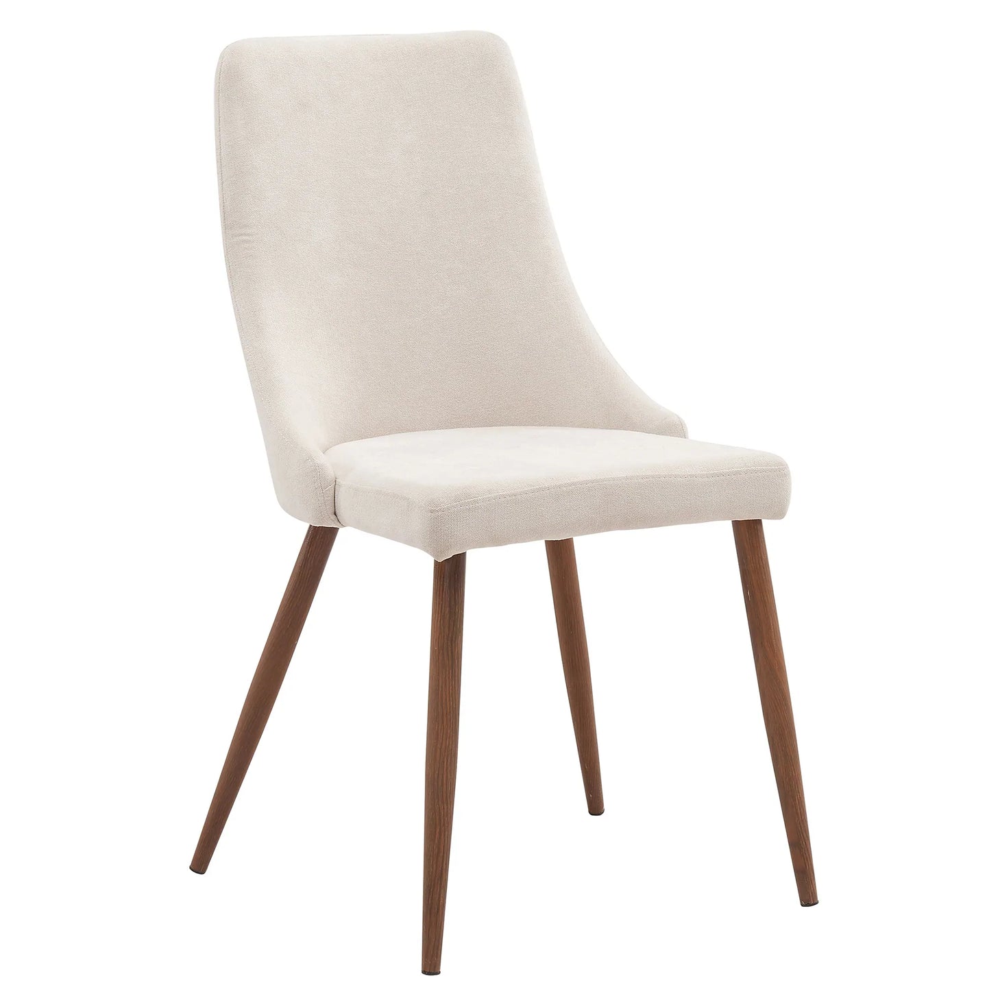 Cora Side Chair, set of 2 in Beige - Furniture Depot