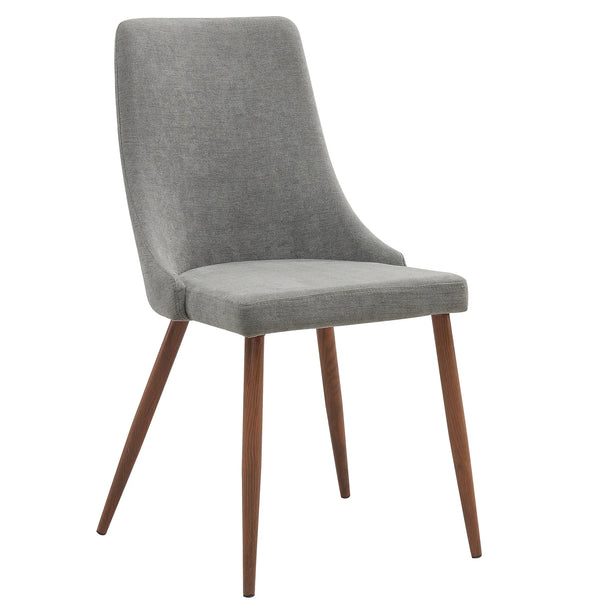 Cora Side Chair, set of 2 in Grey - Furniture Depot