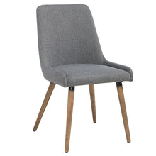 Load image into Gallery viewer, MIA-SIDE CHAIR-DARK GREY/GREY LEG (SET OF 2 ) - Furniture Depot