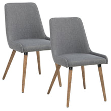 Load image into Gallery viewer, MIA-SIDE CHAIR-DARK GREY/GREY LEG (SET OF 2 ) - Furniture Depot