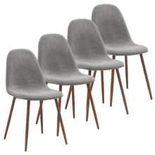 Load image into Gallery viewer, LYNA-SIDE CHAIR-GREY SET OF 4 - Furniture Depot