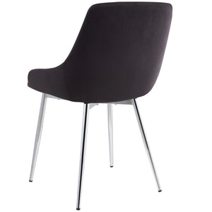 Cassidy Side Chair, set of 2 in Black - Furniture Depot