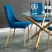 Carmilla Side Chair, set of 2 in Blue - Furniture Depot