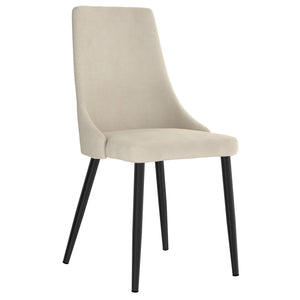 Venice Side Chair, set of 2 in Beige - Furniture Depot