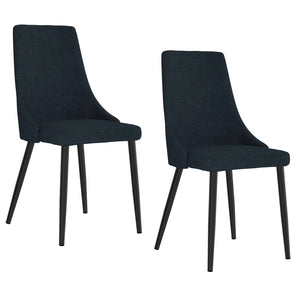 Venice Side Chair, set of 2 in Blue - Furniture Depot