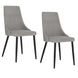 Venice Side Chair, set of 2 in Grey - Furniture Depot