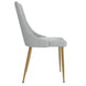 Antoine Side Chair, Set of 2, in Light Grey - Furniture Depot