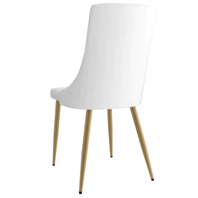 Antoine Side Chair, Set of 2, in White - Furniture Depot