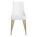 Antoine Side Chair, Set of 2, in White - Furniture Depot