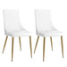 Antoine Side Chair, Set of 2, in White - Furniture Depot