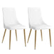 Antoine Side Chair, Set of 2, in White - Furniture Depot