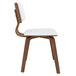 Zuni Side Chair in White Faux Leather - Furniture Depot