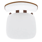 Zuni Side Chair in White Faux Leather - Furniture Depot
