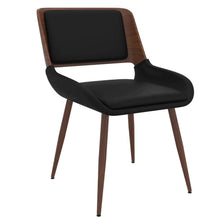 Load image into Gallery viewer, Hudson Side Chair in Black Faux Leather - Furniture Depot