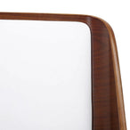 Hudson Side Chair in White Faux Leather - Furniture Depot