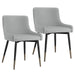 Xander Side Chair, Set of 2, in Light Grey - Furniture Depot