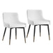 Xander Side Chair, Set of 2, in White - Furniture Depot