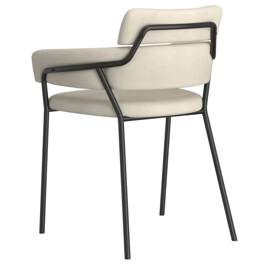 Axel Side Chair, set of 2, in Beige - Furniture Depot