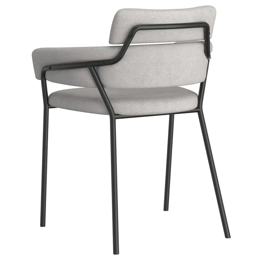 Axel Side Chair, set of 2, in Grey - Furniture Depot