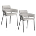 Axel Side Chair, set of 2, in Grey - Furniture Depot