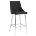 Devo 26" Counter Stool, Set of 2, in Black - Furniture Depot