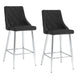 Devo 26" Counter Stool, Set of 2, in Black - Furniture Depot