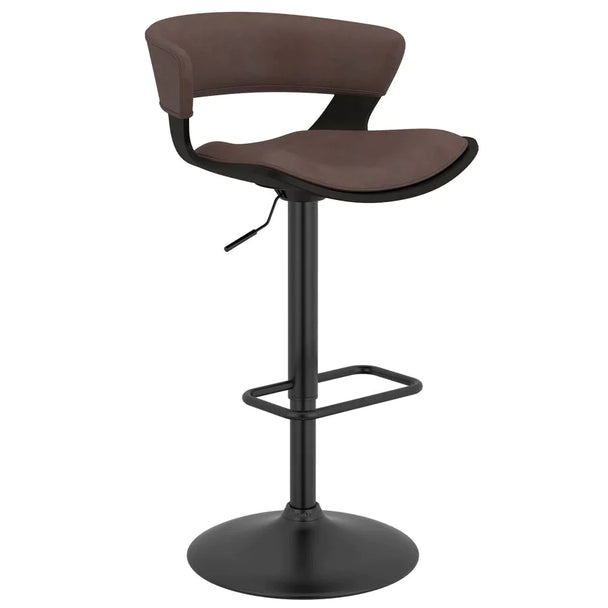 Rover Air Lift Stool in Brown - Furniture Depot