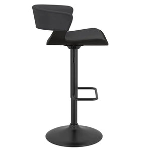 Rover Air Lift Stool in Charcoal - Furniture Depot