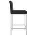 Porto 26" Counter Stool, Set of 2, in Black - Furniture Depot