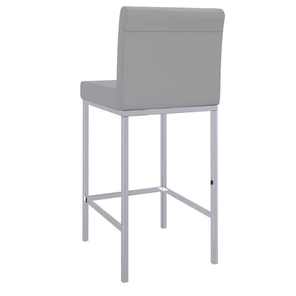 Porto 26" Counter Stool, Set of 2, in Grey - Furniture Depot