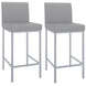 Porto 26" Counter Stool, Set of 2, in Grey - Furniture Depot