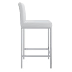Porto 26" Counter Stool, Set of 2, in White - Furniture Depot