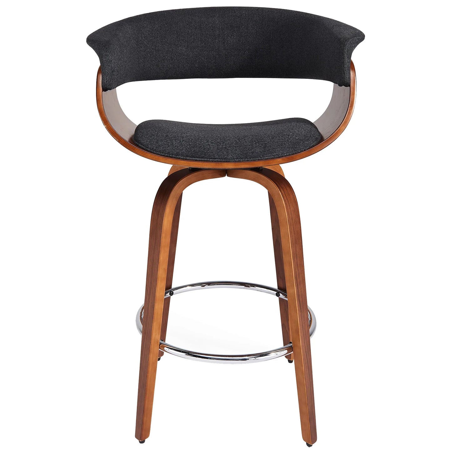 HOLT-26" COUNTER STOOL-FABRIC CHARCOAL - Furniture Depot