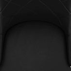 Solara/Devo 5pc Dining Set, Chrome/Black - Furniture Depot