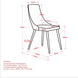 ROCCA/CORA GY-5PC DINING SET - Furniture Depot