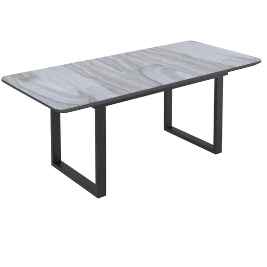 GAVIN/SILVANO GY-7PC DINING SET - Furniture Depot