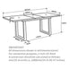 Gavin/Devo 7pc Dining Set, Black/Black - Furniture Depot