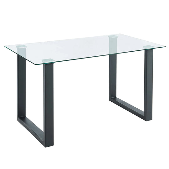 FRANCO BK/SILVANO GY-5PC DINING SET - Furniture Depot