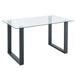 FRANCO BK/SILVANO GY-5PC DINING SET - Furniture Depot