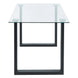 FRANCO BK/SILVANO GY-5PC DINING SET - Furniture Depot