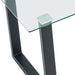 FRANCO BK/SILVANO GY-5PC DINING SET - Furniture Depot