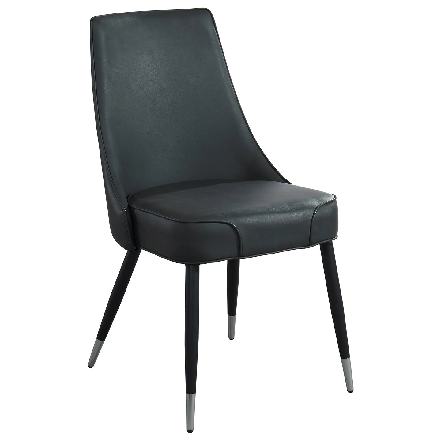 FRANCO BK/SILVANO GY-5PC DINING SET - Furniture Depot