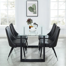 Load image into Gallery viewer, FRANCO BK/SILVANO GY-5PC DINING SET - Furniture Depot