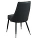 Suzette/Silvano 5pc Dining Set, Black/Vintage Grey - Furniture Depot