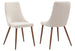 Stark/Cora 7pc Dining Set, Walnut/Beige - Furniture Depot