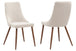 Stark/Cora 7pc Dining Set, Walnut/Beige - Furniture Depot